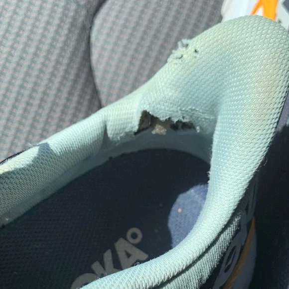 Hoka Clifton 7 Navy Blue Running Training Shoes Sz 9 Athleisure Comfortable - Picture 4 of 11